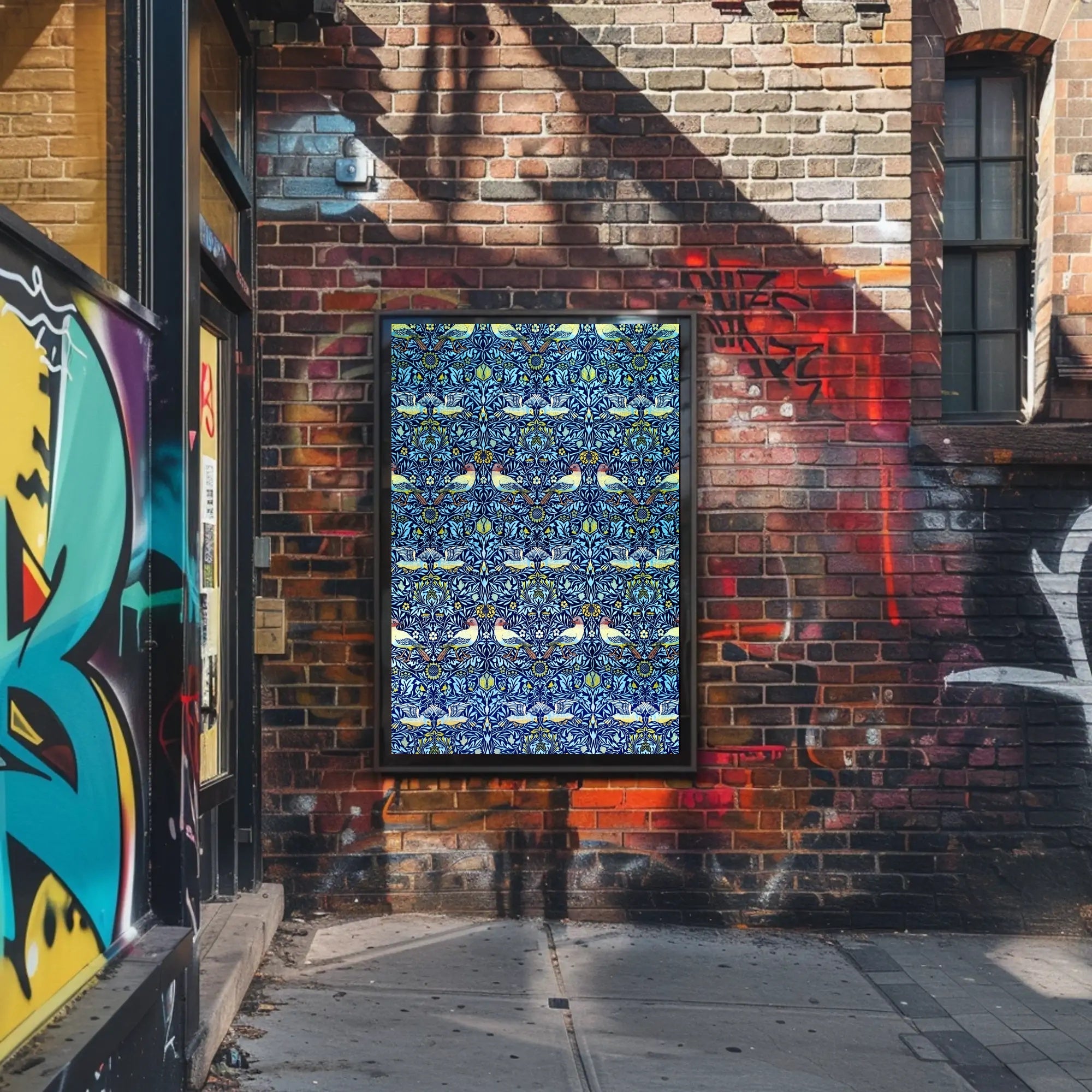 Ornate Avian Pattern Poster