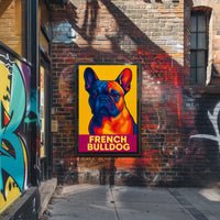 French Bulldog Pop Art Poster