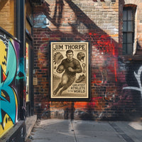 Jim Thorpe Legendary Athlete Poster