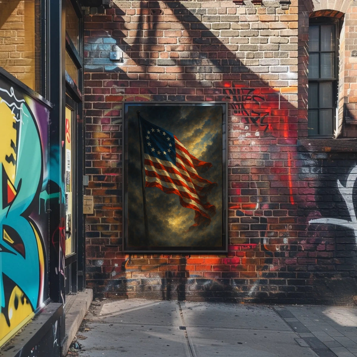 The Betsy Ross Flag Poster