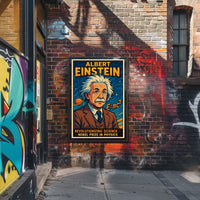 Albert Einstein Revolutionizing Poster