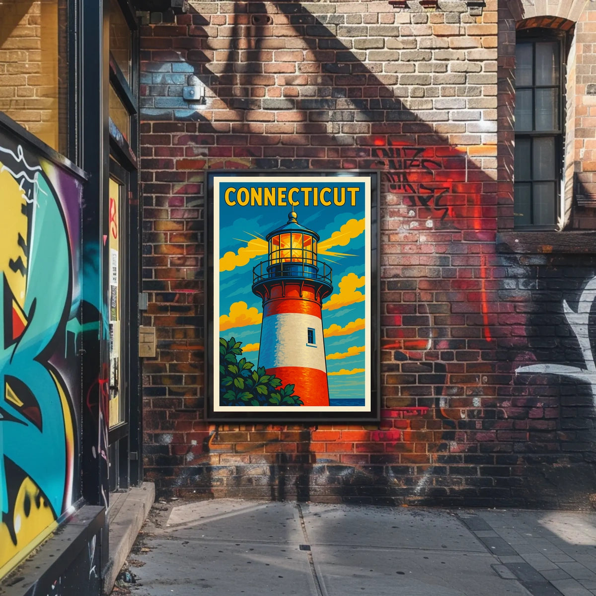 Connecticut Lighthouse Poster