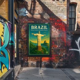 Brazil Vibrant Culture, Boundless Beauty Poster