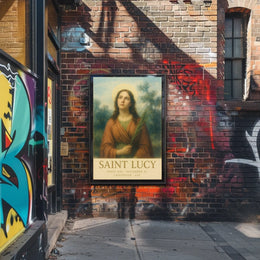 Saint Lucy Feast Day Poster