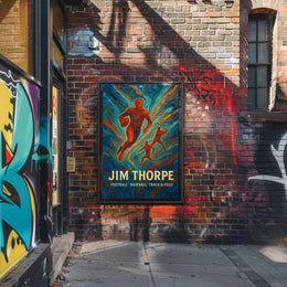 Jim Thorpe Athletic Legend Poster