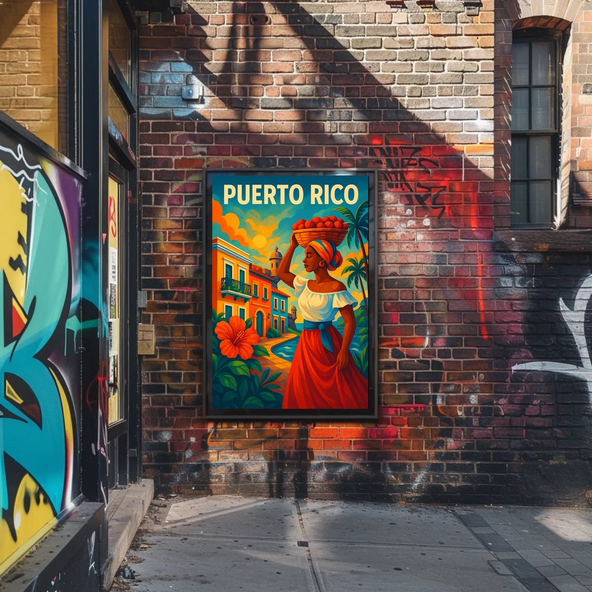 Puerto Rico Vibrant Heritage Poster