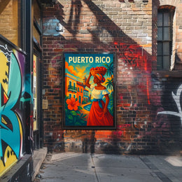 Puerto Rico Vibrant Heritage Poster