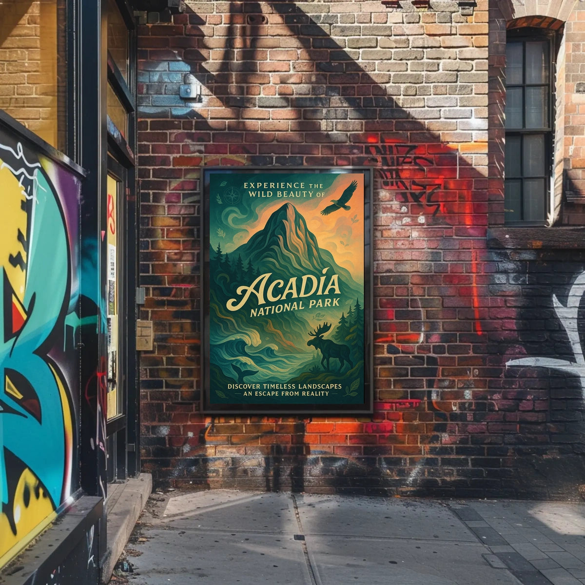 Discover The Beauty Of Acadia Poster