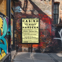Vaudeville Escape Artist Hardeen Early 20th-Century Heritage Poster