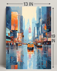 Cityscape Reflections Poster PosterGoat