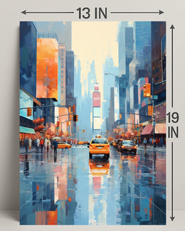 Cityscape Reflections Poster PosterGoat