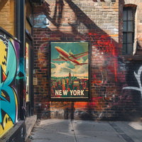 Vintage New York Aviation Poster