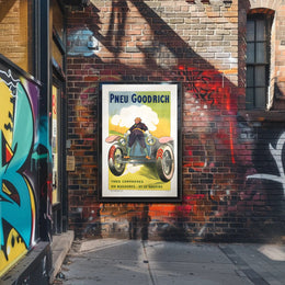 Pneu Goodrich Advertisement Poster