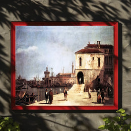 Venetian Harbor Scene: Cultural or Heritage Poster