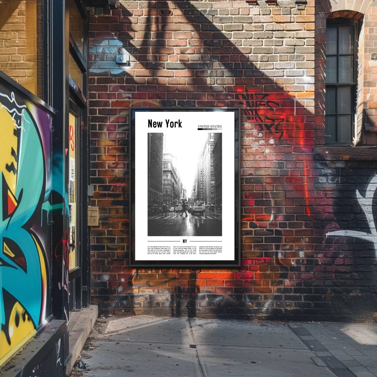 New York City Urban Architecture Poster Modern Wall Art