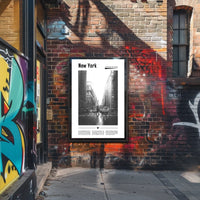 New York City Urban Architecture Poster Modern Wall Art