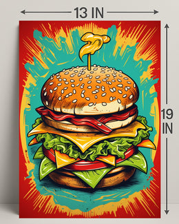 The Ultimate Burger Explosion Poster PosterGoat