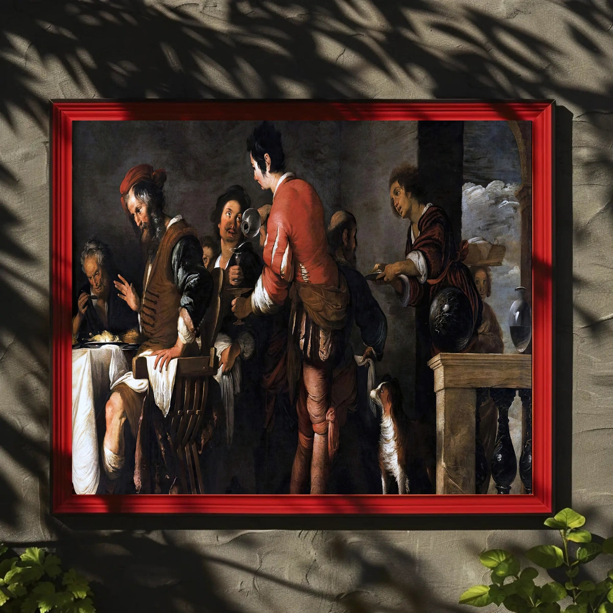 Renaissance Social Gathering Art Poster - Cultural or Heritage Poster