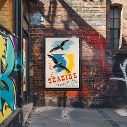 Visit The Seaside Poster