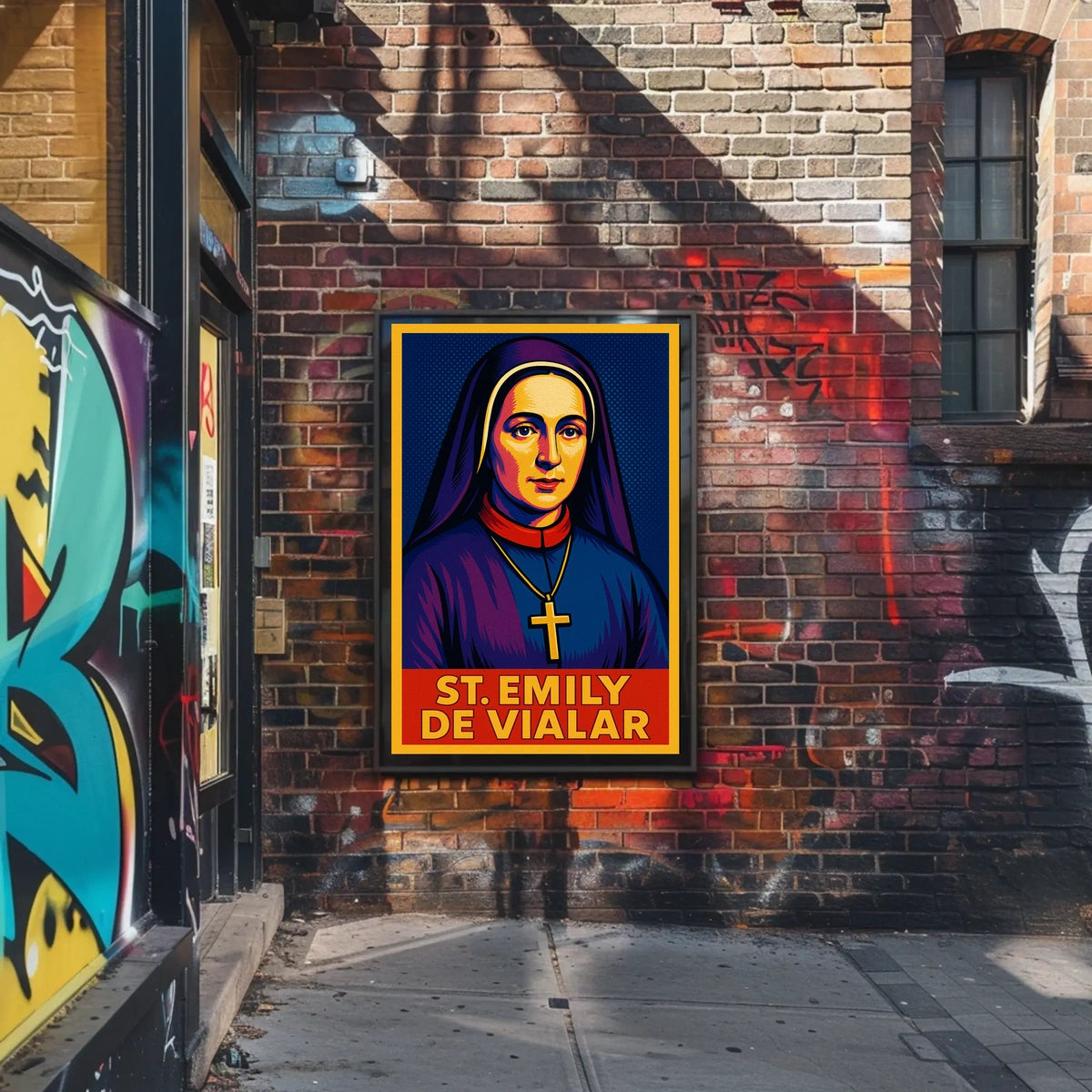 St. Emily de Vialar Poster