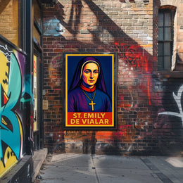 St. Emily de Vialar Poster