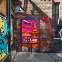 Fly To Paris Poster