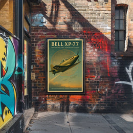 Bell XP-77 Lightweight Fighter Poster