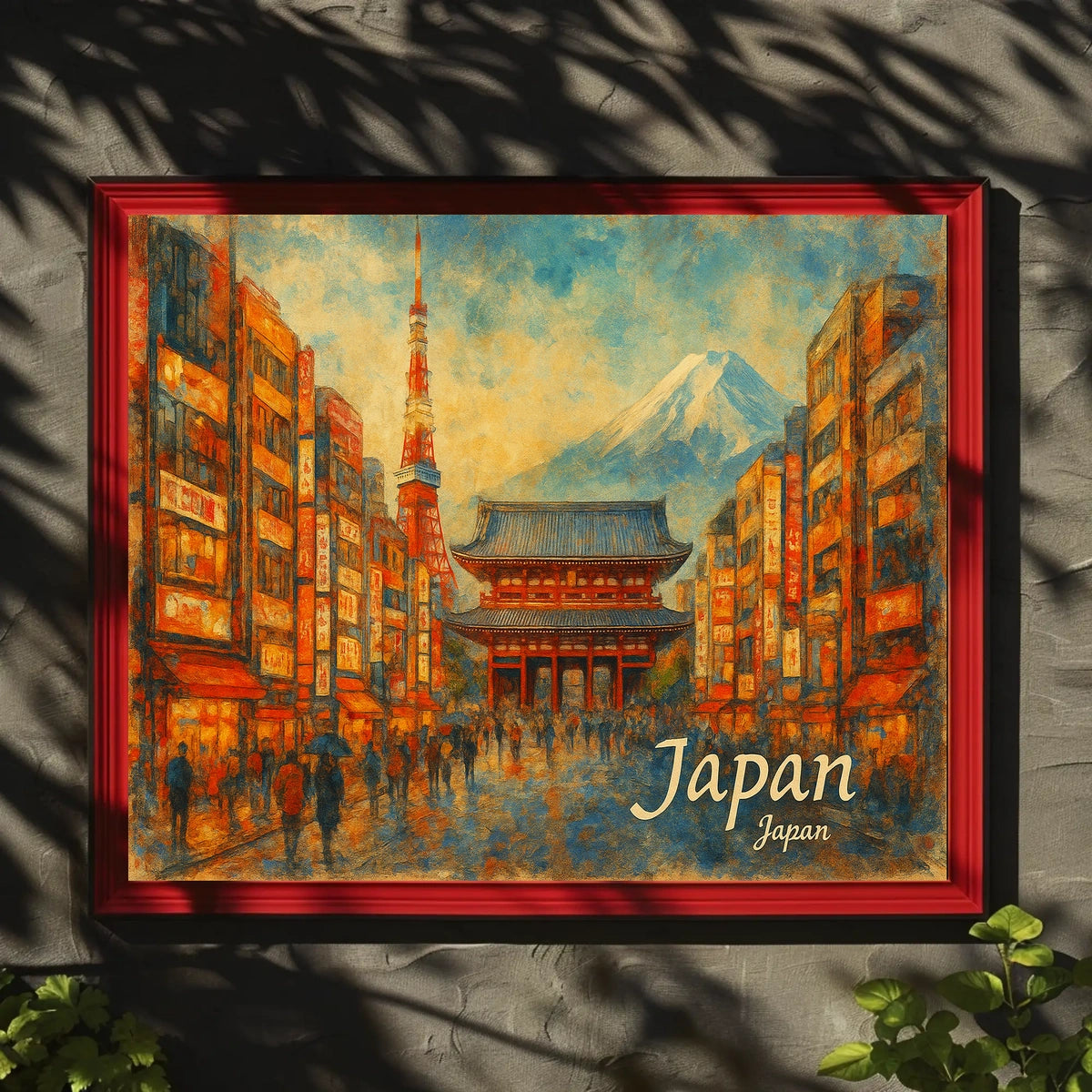 Vibrant Japan Poster