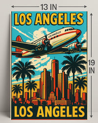 Los Angeles Travel Poster PosterGoat