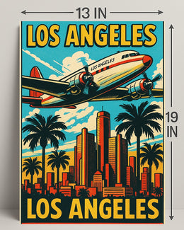 Los Angeles Travel Poster PosterGoat