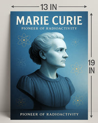 Marie Curie Pioneer of Radioactivity Poster PosterGoat