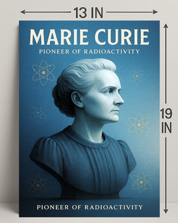 Marie Curie Pioneer of Radioactivity Poster PosterGoat