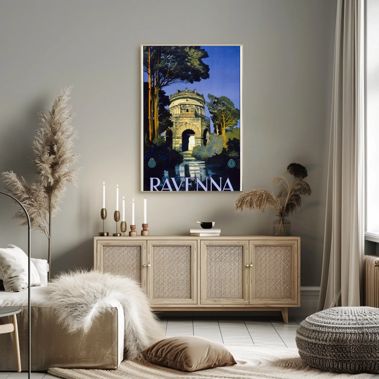 Ravenna, Italia Vintage Poster