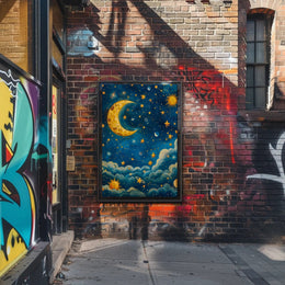 Celestial Dreams William Morris Art Poster