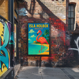 Isla Holbox Tropical Paradise Poster