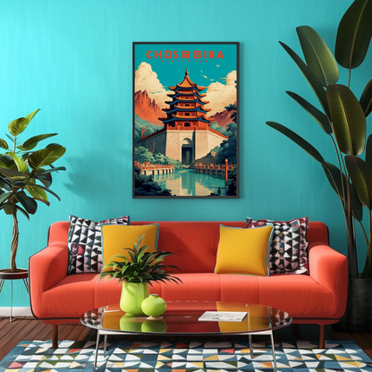 Serene View of the Great Wall