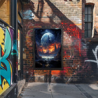 Cosmic Landscape Exploration Poster