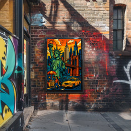 Vibrant New York City Life Poster