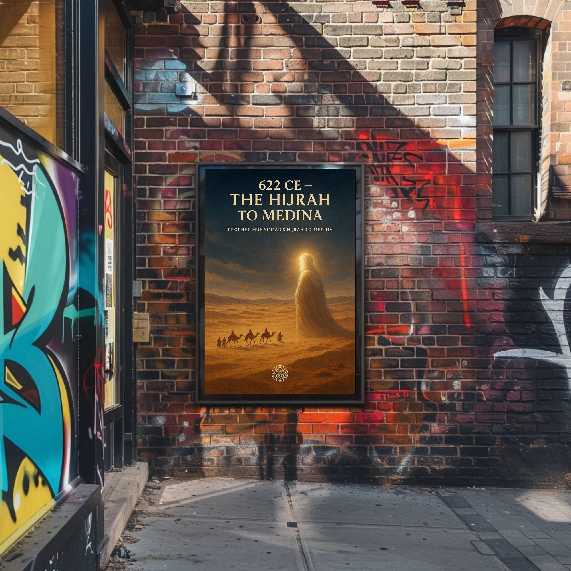 The Hijrah to Medina Poster PosterGoat