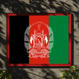 Afghanistan Flag Poster