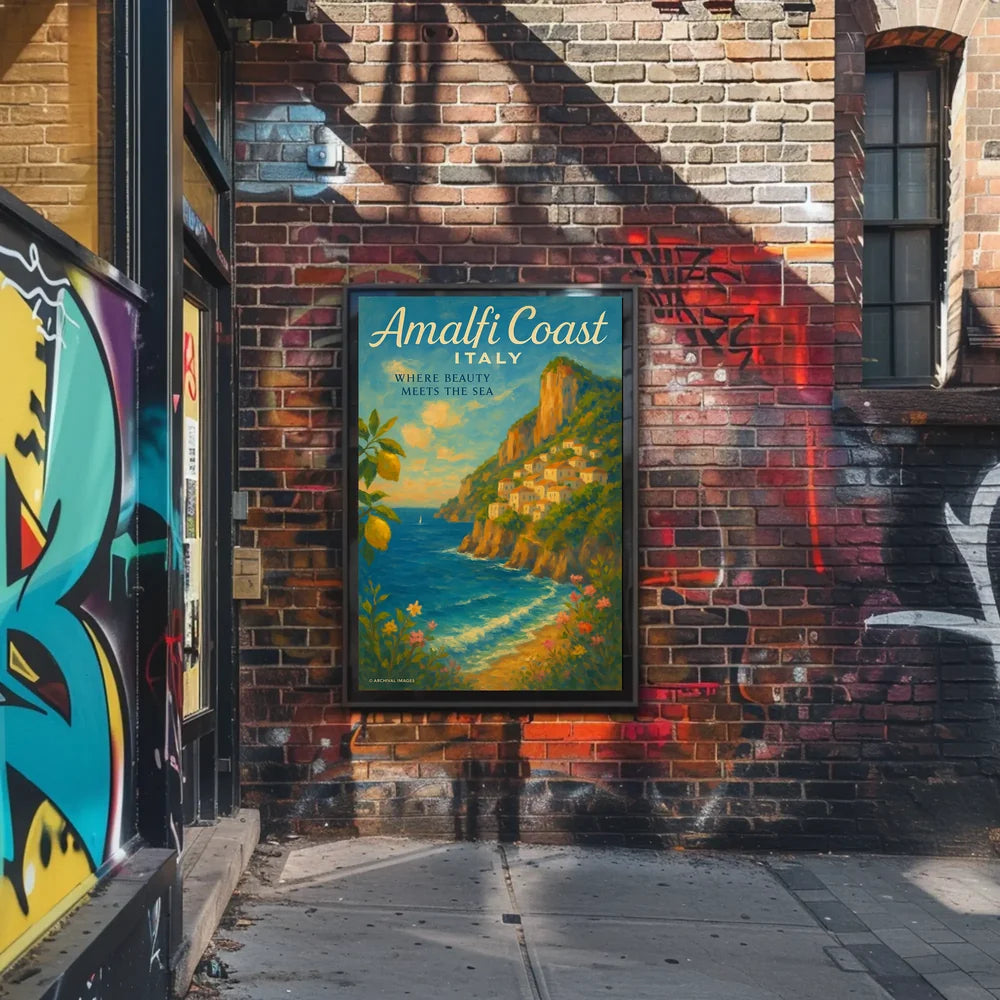 Coastal Beauty and Tranquility Art Poster