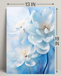 Blossoms In Blue Poster