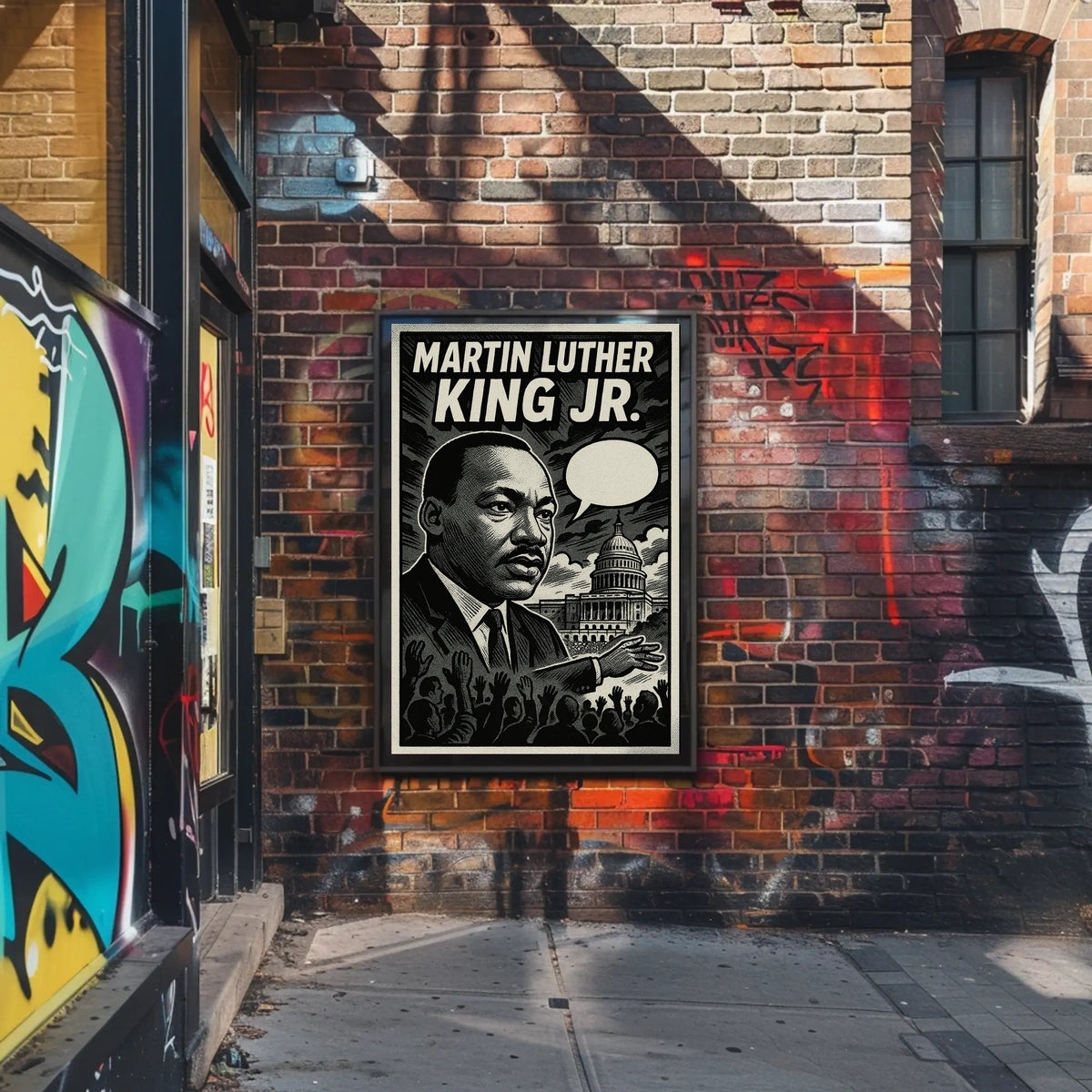 Martin Luther King Jr. Icon Of Civil Poster
