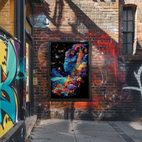 Surreal Cosmic Underwater Artistry Abstract, Artistic, or Pop Culture Poster