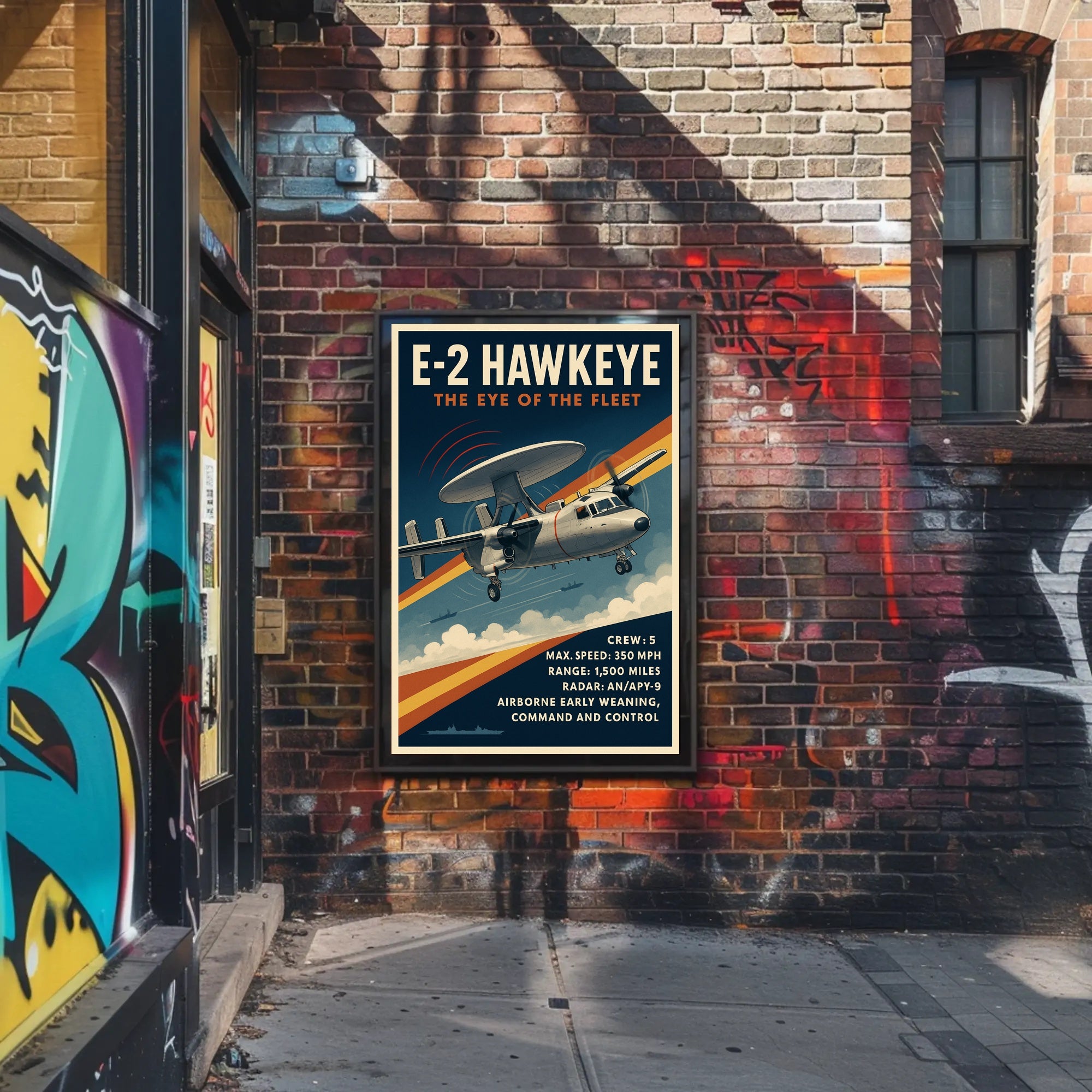 E-2 Hawkeye The Eye Of The Fleet Poster
