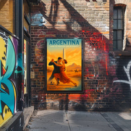 Argentina Tango Dance Passion Cultural or Heritage Poster