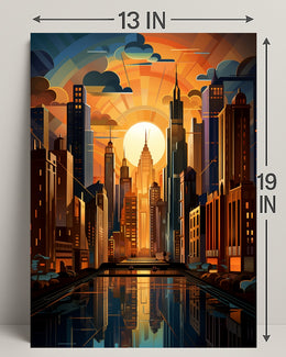 Urban Sunrise Poster PosterGoat
