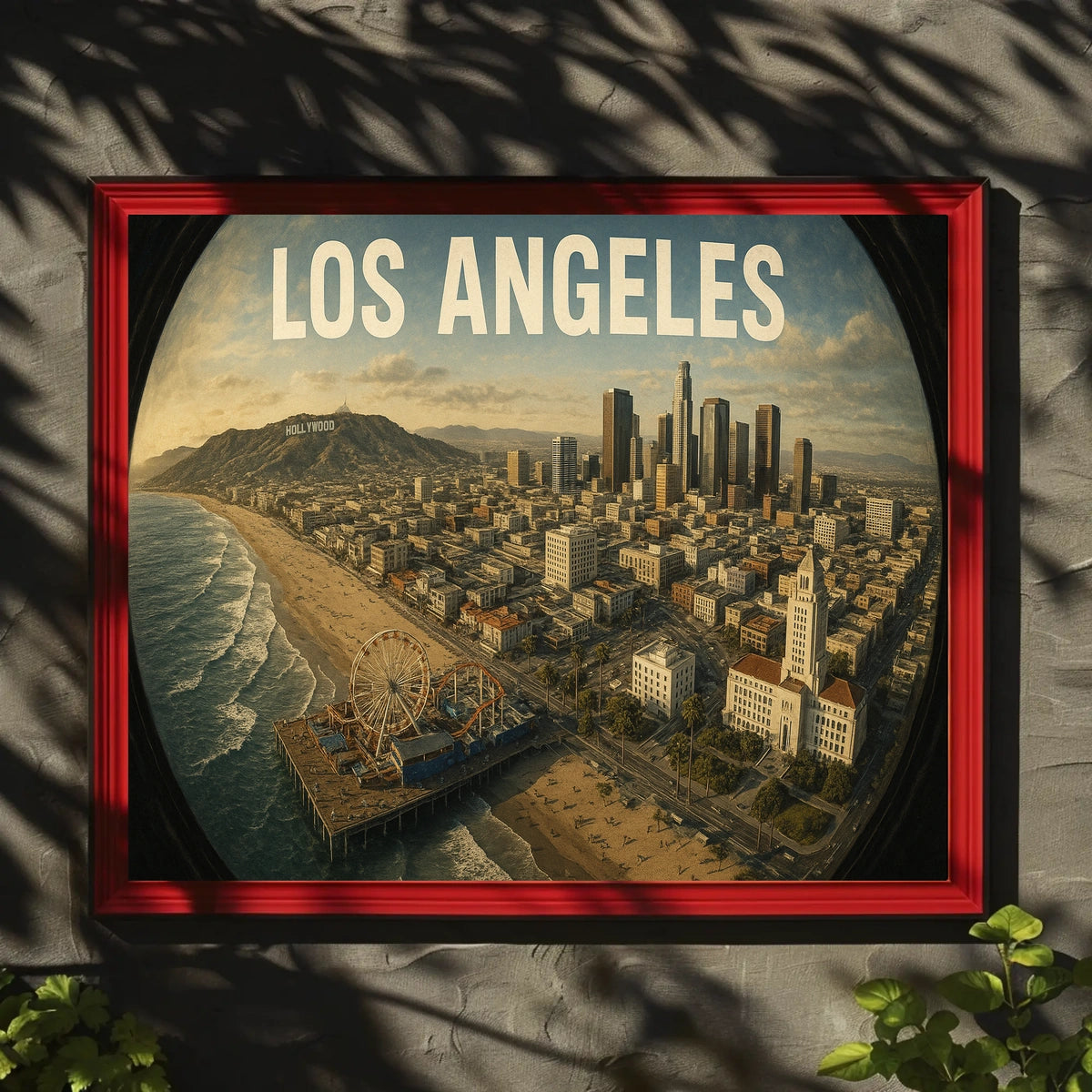 Los Angeles Skyline Poster