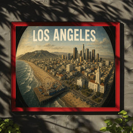 Los Angeles Skyline Poster