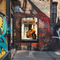 The Vibrant Ride Poster PosterGoat